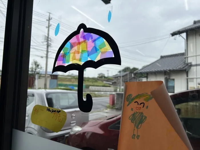 放課後等デイサービスぽかぽか磐田/雨がぽつぽつ…