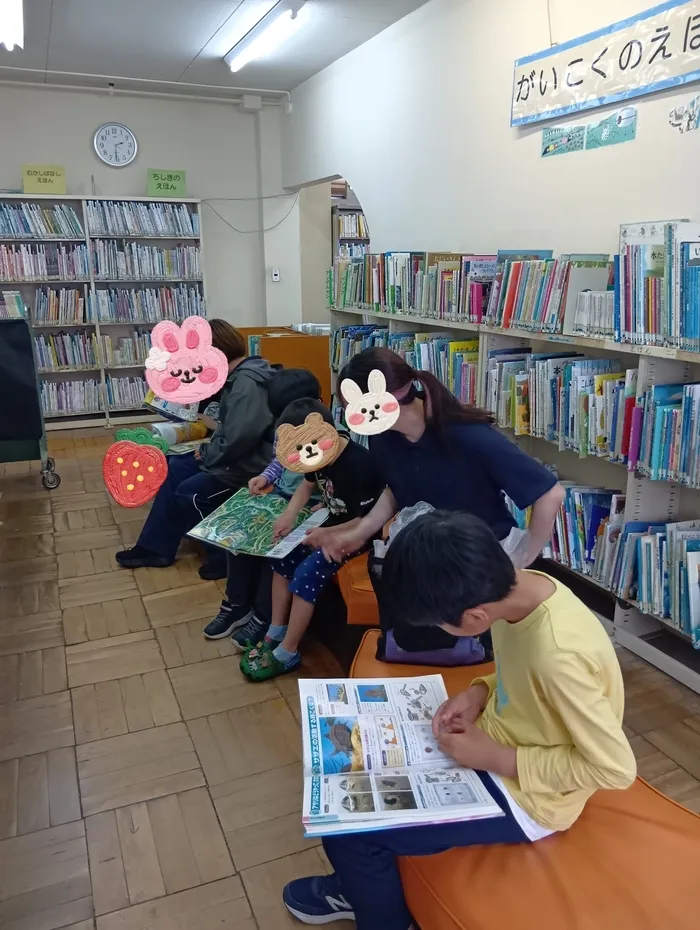 こぱんはうすさくら原木中山教室/図書館へ行きました