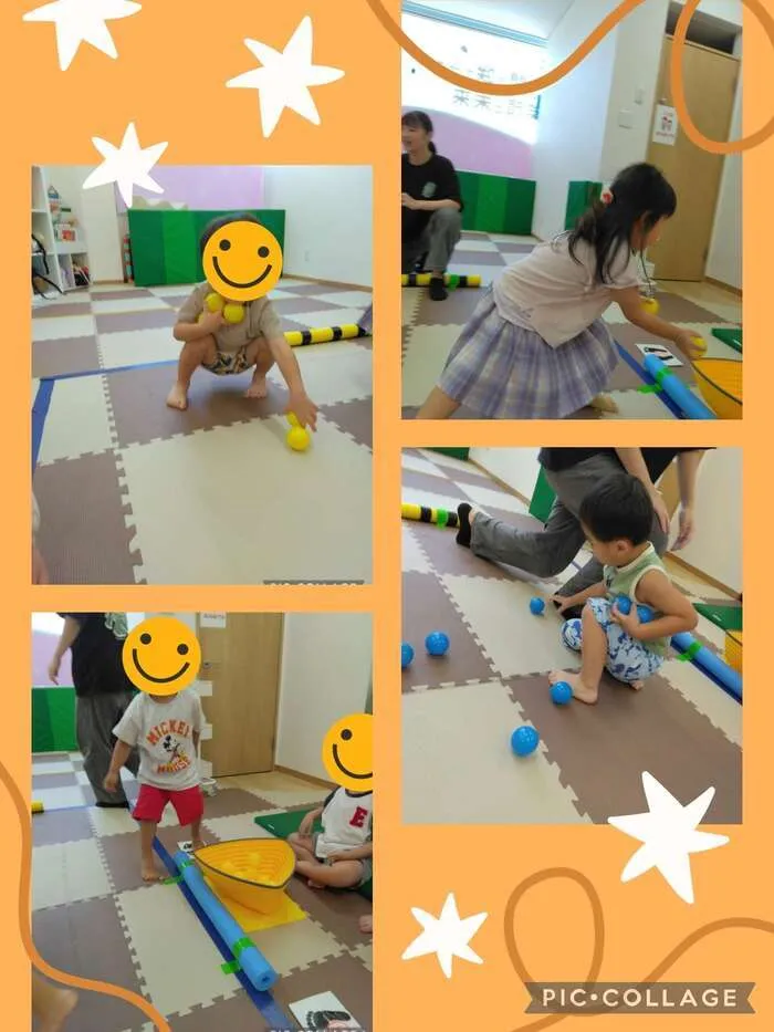 こぱんはうすさくら西千葉教室 ［未就学児＆小学生対象／送迎有］/🥎【チーム対抗🔥玉入れ競争！インタビュー付き♪】🎤