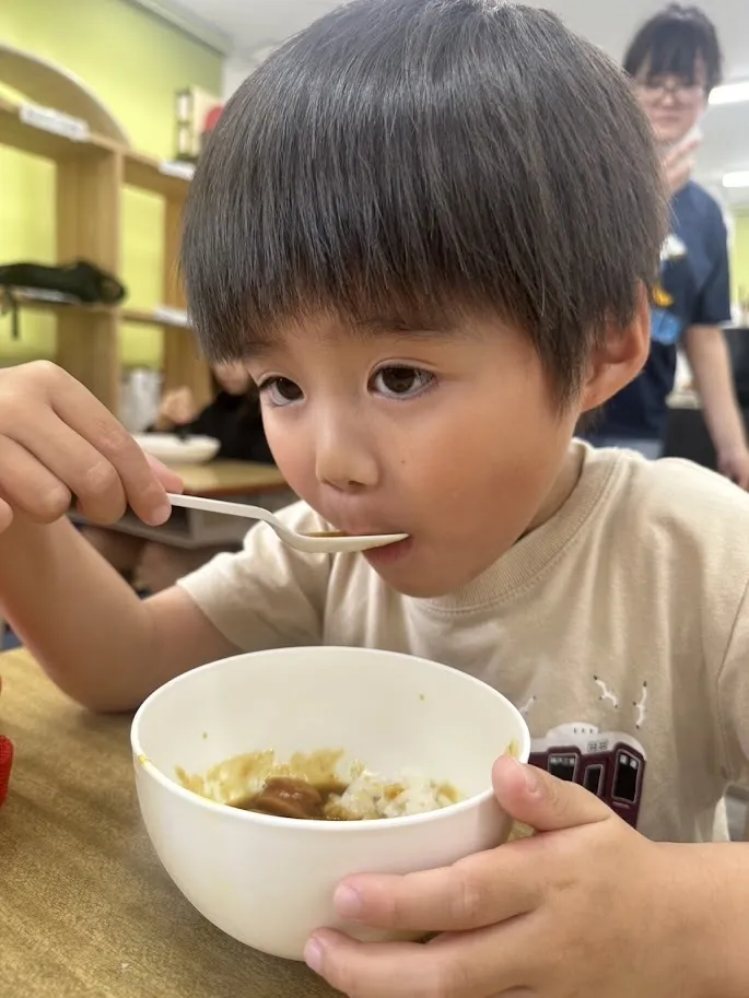 愛YOUわくわく広場やまごえ/夏野菜カレーを作ったよ🍛🍆🥕🥔