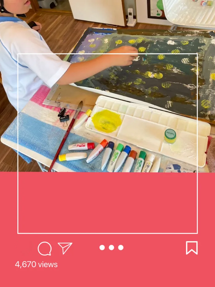 オペラLABO 7/水彩画スタンプアート🎨