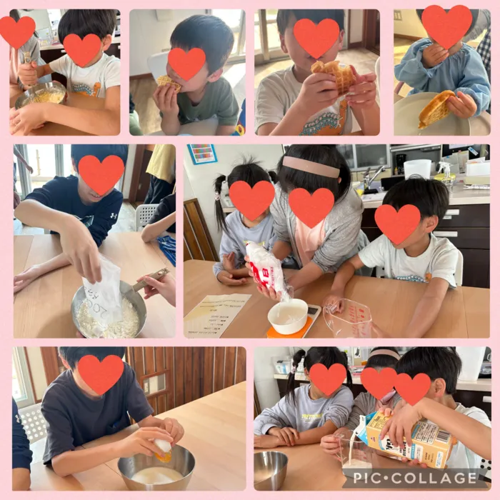 【個別対応可♪】まぁちふるkids いわつき/ワッフル作り
