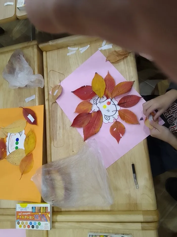 土曜日・募集中！！元気っこ集まれ！ふくふくKidsClub/落ち葉工作🍂