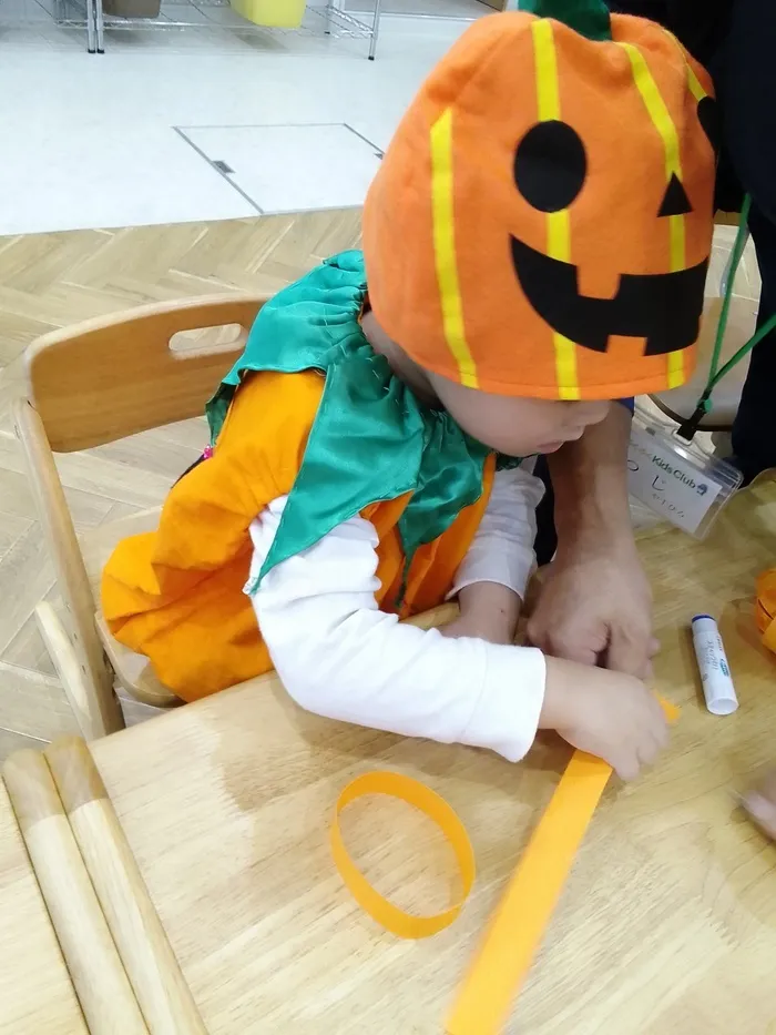 元気っこ集まれ!ふくふくKidsClub/ハロウィン工作🎃