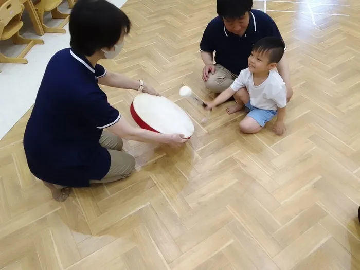 『2025年2月オープン』　ふくふくKidsClub 小学生のお友だち募集中/太鼓でリズム打ち