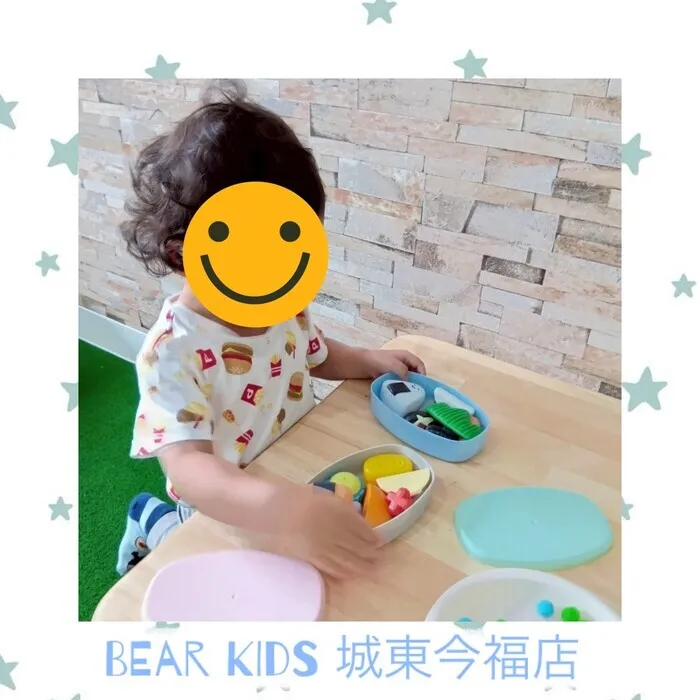 【ABA個別療育・就学前支援】BEAR KIDS（ベアキッズ）城東今福店/おままごとごっこ😋🍴🍱♬