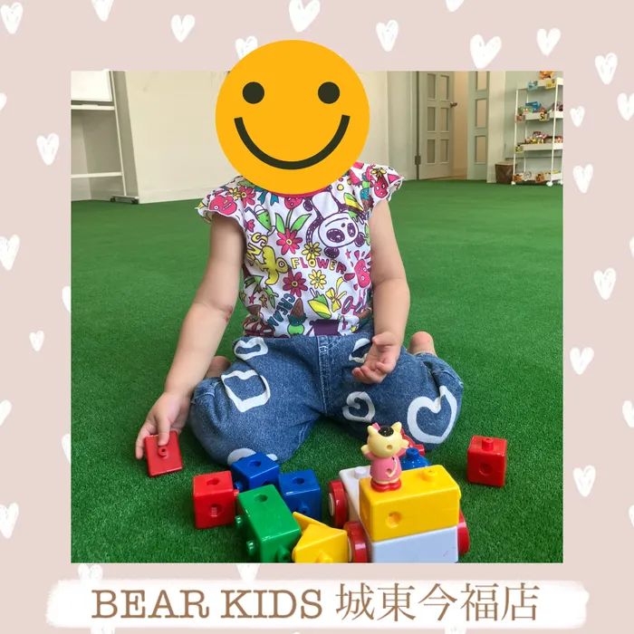 【ABA個別療育・就学前支援】BEAR KIDS（ベアキッズ）城東今福店/🧡ブロック遊び🧡