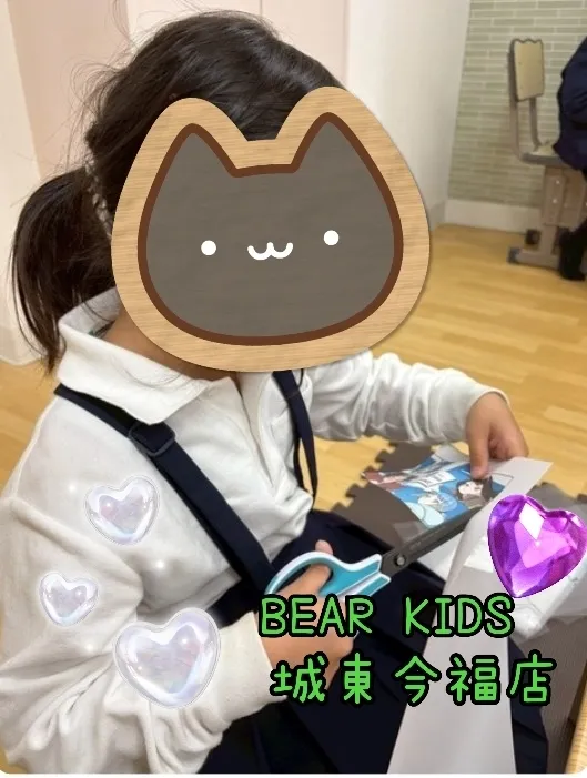 【ABA個別療育・就学前支援】BEAR KIDS（ベアキッズ）城東今福店/お財布づくり✂️