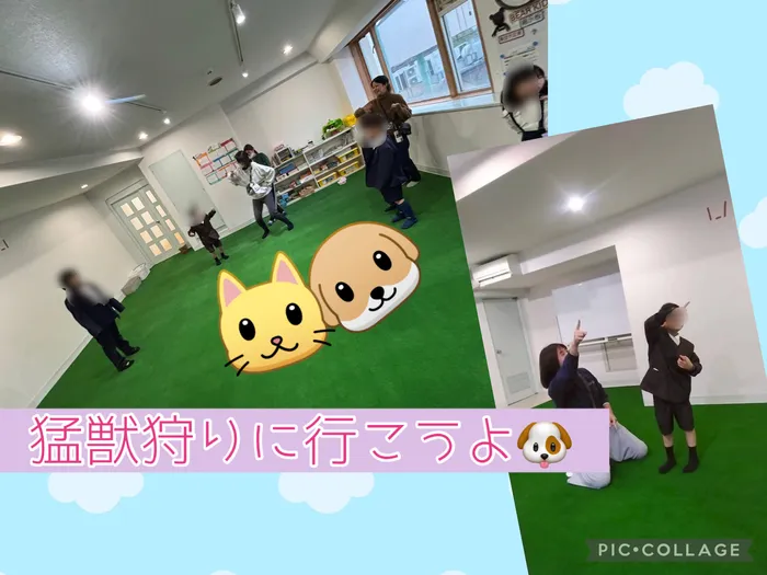 【ABA個別療育・就学前支援】BEAR KIDS（ベアキッズ）城東今福店/🐾「猛獣狩りに行こう」で盛り上がりました！