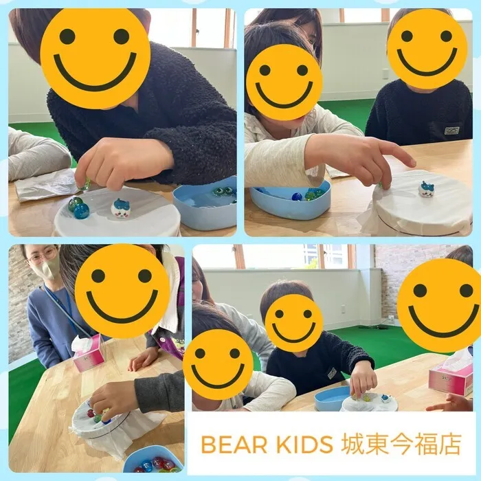 【ABA個別療育・就学前支援】BEAR KIDS（ベアキッズ）城東今福店/ひやひやビー玉🤩