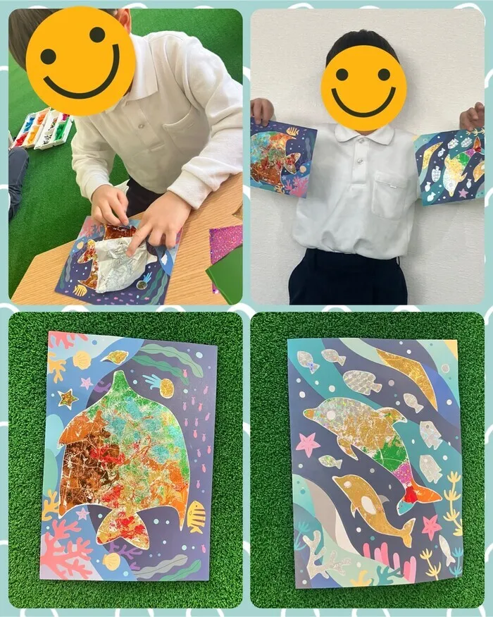 BEAR KIDS 城東今福店/キラキラシートぬりえ🤩