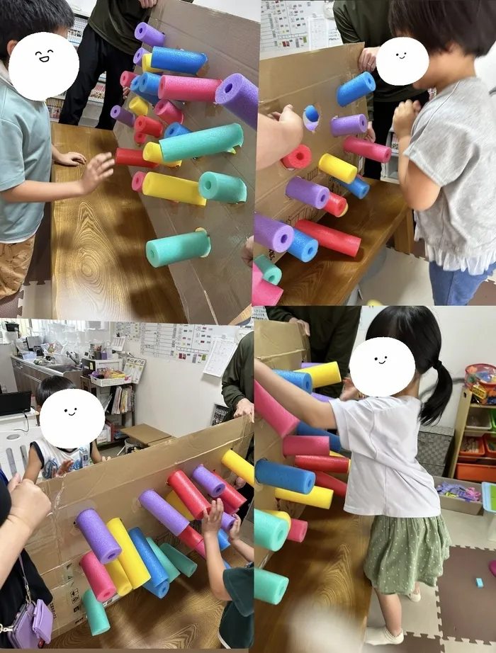 ディスカバリー2nd/プールスティック押しゲーム🤹🏻‍♀️