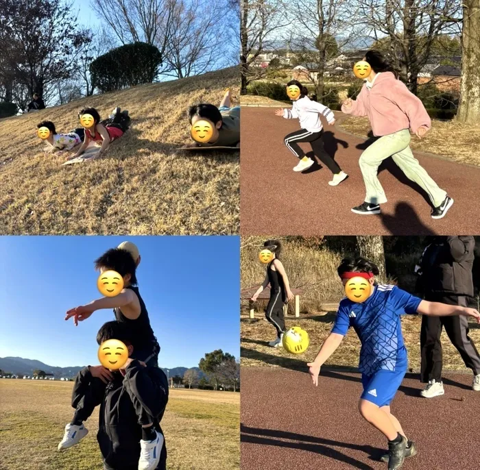 児童発達支援・放課後等デイサービス　おりーぶ/公園で運動活動🛷⚽️✨