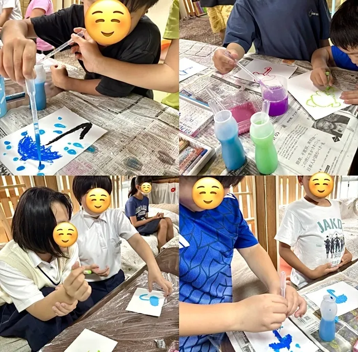 児童発達支援・放課後等デイサービス　おりーぶ/活動“色水アート”をしました🎨