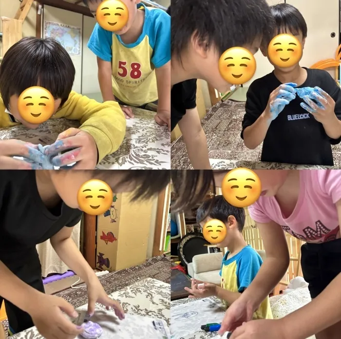 児童発達支援・放課後等デイサービス　おりーぶ/活動“カラー紙粘土”を作りました☺️