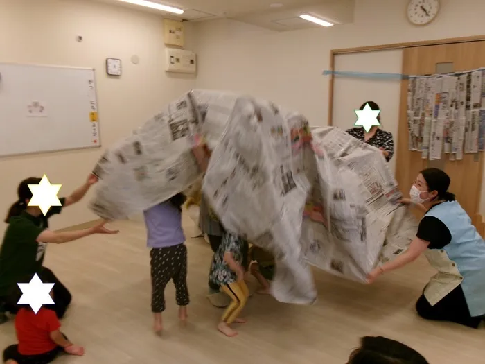 学研の療育　クロッカ湘南台/イベント【紙であそぼう】１回目