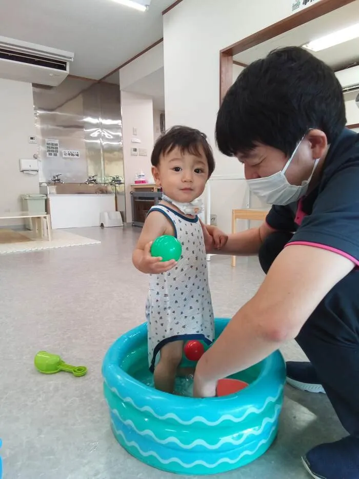 【0歳児からOK♪】多機能型ステーション のぞみ紫波【紫波・矢巾・盛岡】/水遊び🐠～室内編～