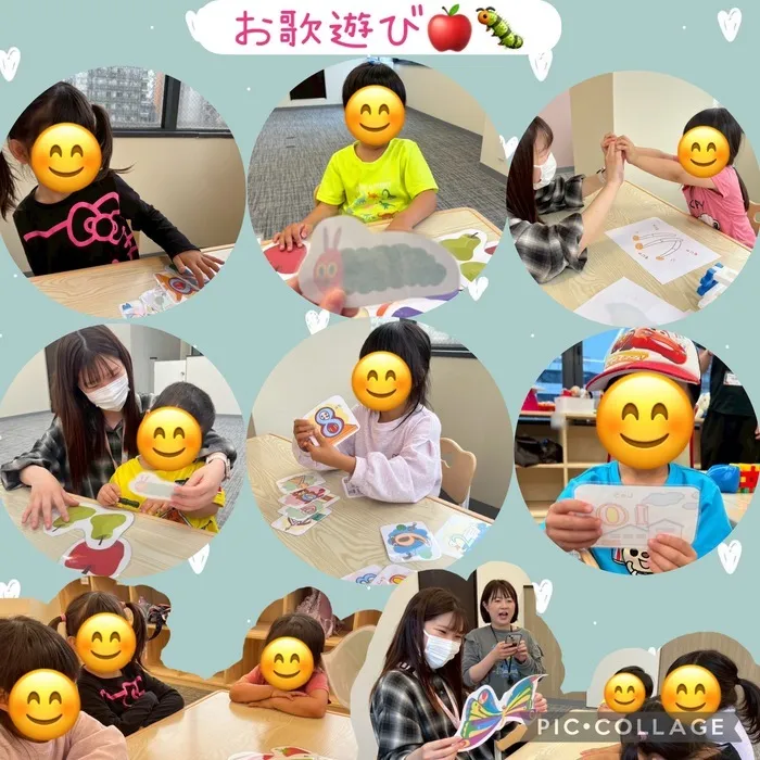 【定員空きあり◎質の高い療育を】児童発達支援　スマイル北堀江店【土日祝も開所★送迎有】/【北堀江店】(音楽療法)お歌遊び🎶
