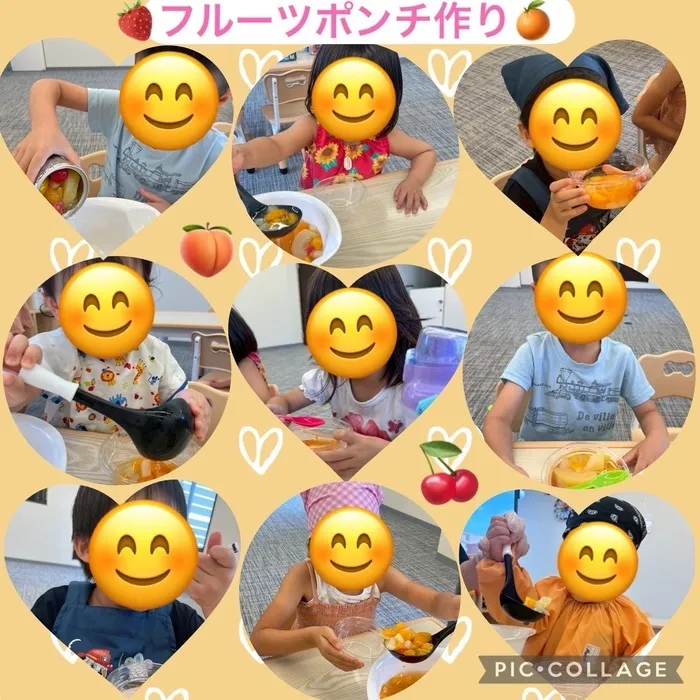 【質の高い療育を】児童発達支援　スマイル北堀江店【土日祝も開所★送迎有】/【北堀江店】(クッキング)夏のおやつ作り🍓🍊
