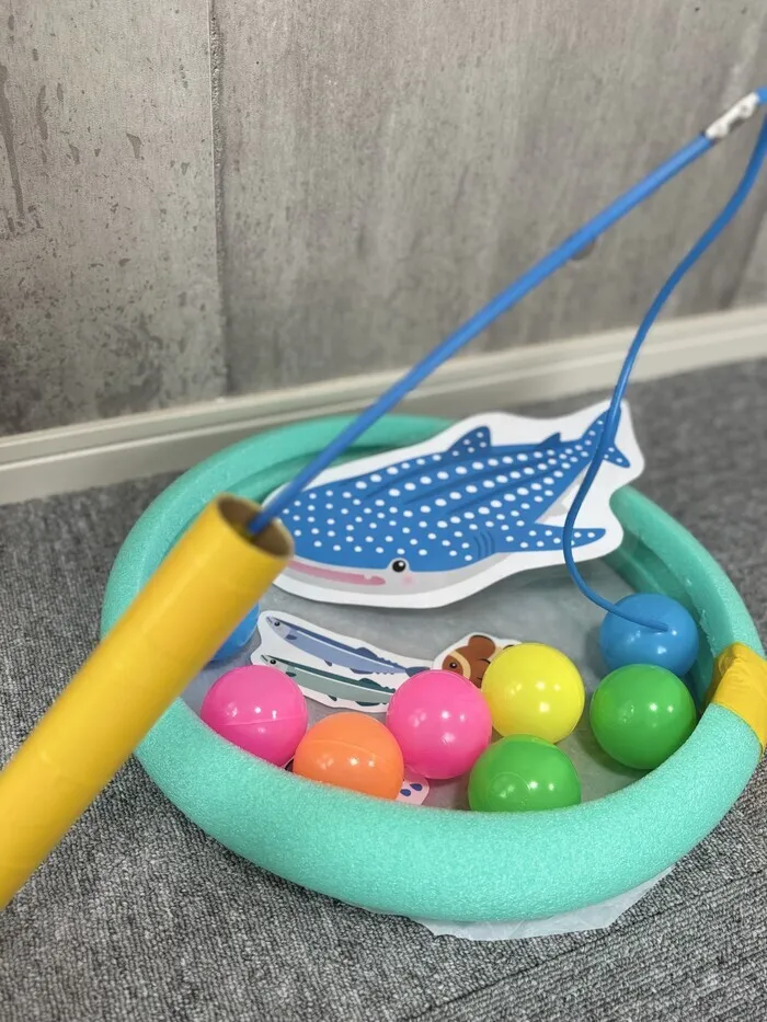 手作り魚釣り☆集中しよう!磁石で釣ろうお魚さん(^^)/