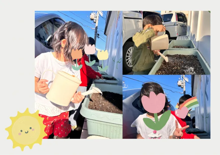 ナトゥラーレはぐはぐ向田町/チューリップを植えたよ🌷