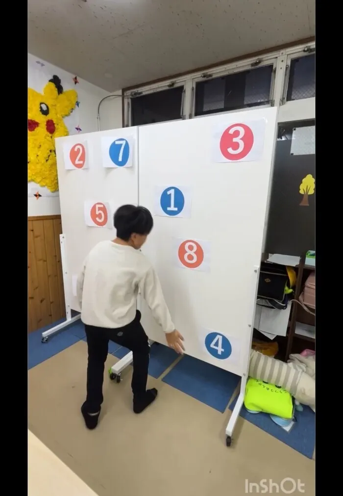 クオリティ・オブ・ライフ　石岡支援教室/ナンバータッチゲームで集中力アップ