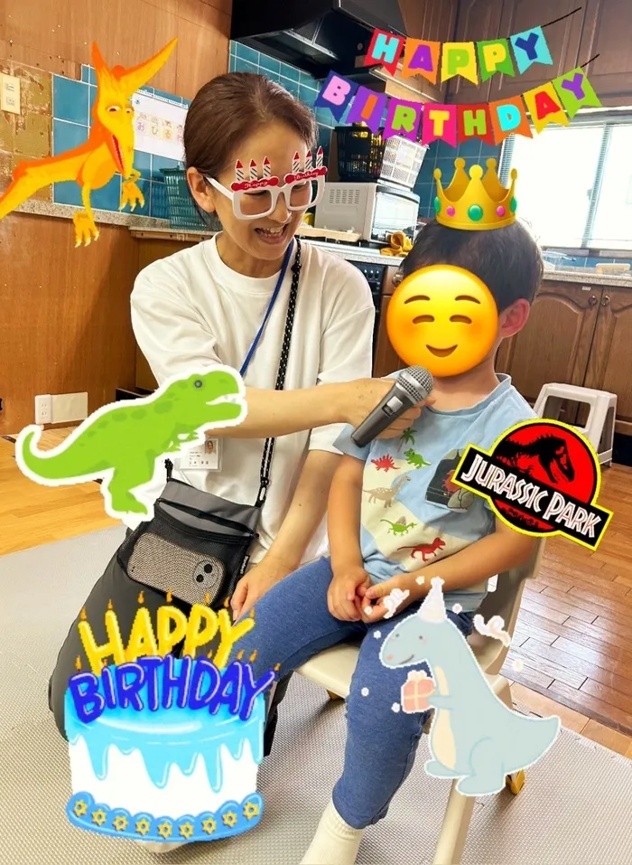 CUきっず平野西/お誕生日おめでとう！！🦕🦖🌴🎂✨