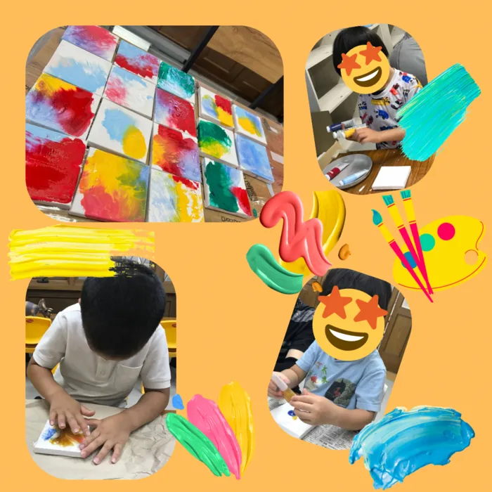 CUきっず平野西/大阪万博にみんなが描いた絵が！！✨😍