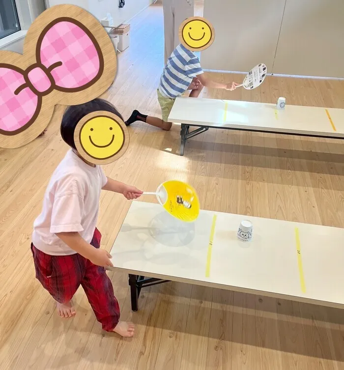 放課後等デイサービス　リブハート御笠川/【うちわでパタパタ】