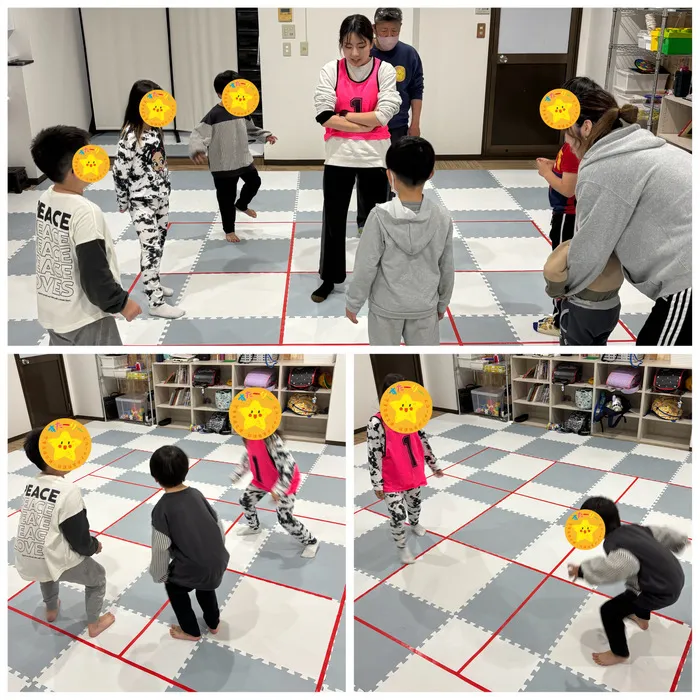 児童発達支援・放課後等デイサービスすたーりー花園/マス目鬼ごっこ💨