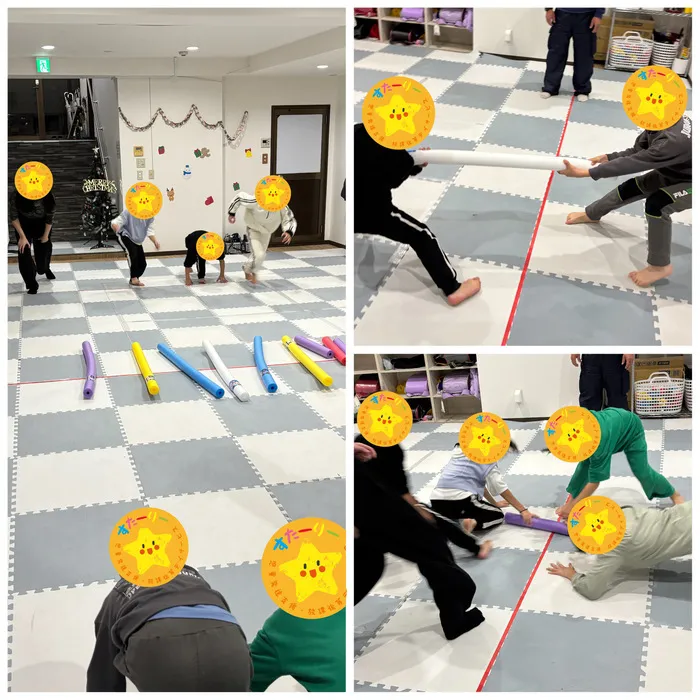 児童発達支援・放課後等デイサービスすたーりー花園/棒引き合戦💪🏻