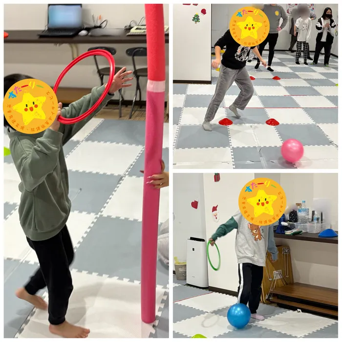 児童発達支援・放課後等デイサービスすたーりー花園/サッカーリレー⚽️