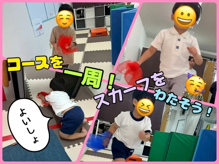 【7月見学会を開催！】児童発達支援・放課後等デイサービス　きらめき/順番バトン🏅