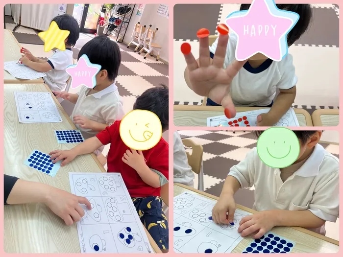 【5月見学会を開催！】児童発達支援・放課後等デイサービス　きらめき/シール貼りで数字を知ろう🌟