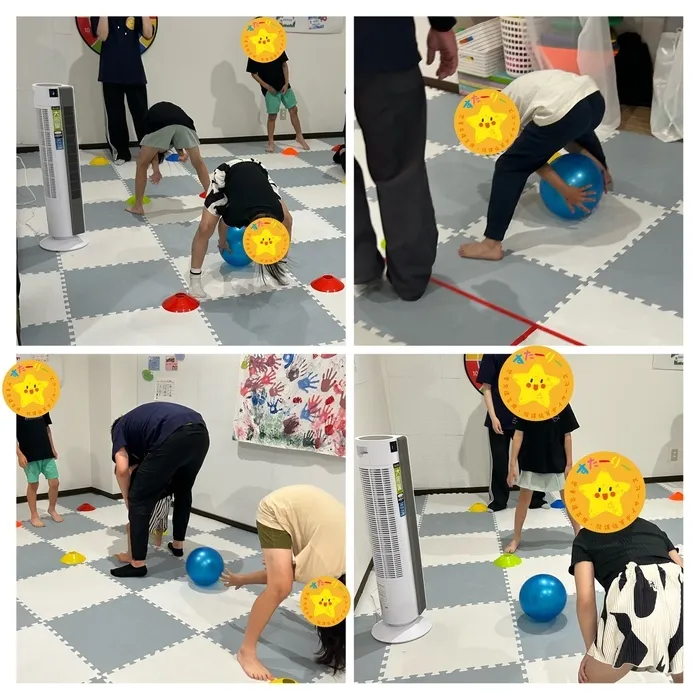 児童発達支援・放課後等デイサービスすたーりー花園/ボール送りゲーム🎳