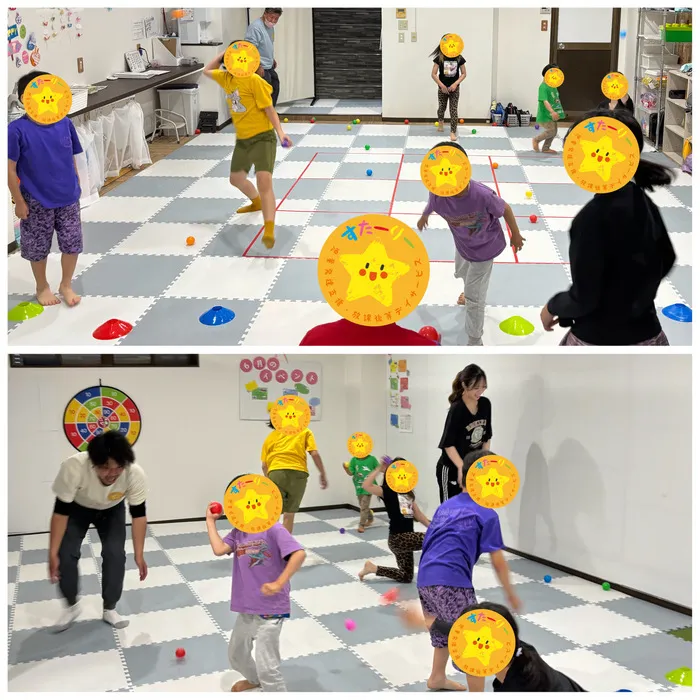 児童発達支援・放課後等デイサービスすたーりー花園/ボール投げ合戦🤹