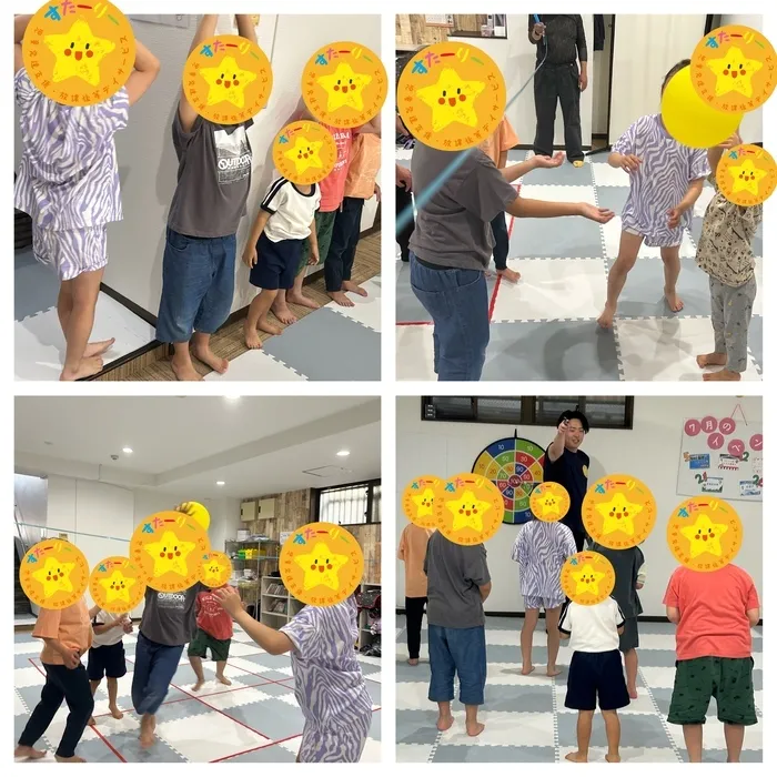 児童発達支援・放課後等デイサービスすたーりー花園/だるまチャレンジと風船バレー🎈⸒⸒