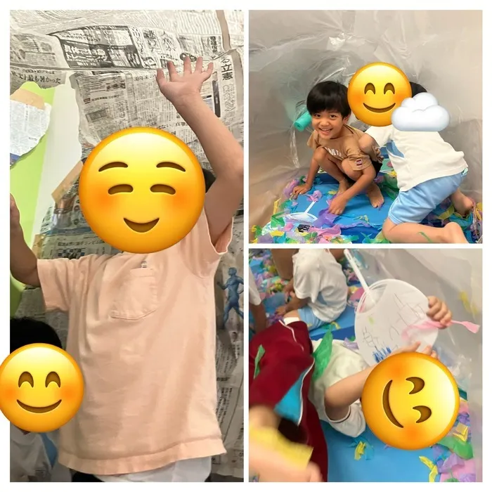 【令和7年3月から新規オープン】ココハグ福岡中央/モグラの世界へ！新聞遊び第2弾☘️