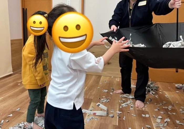 【令和7年3月から新規オープン】ココハグ福岡中央/新聞遊びday2📰