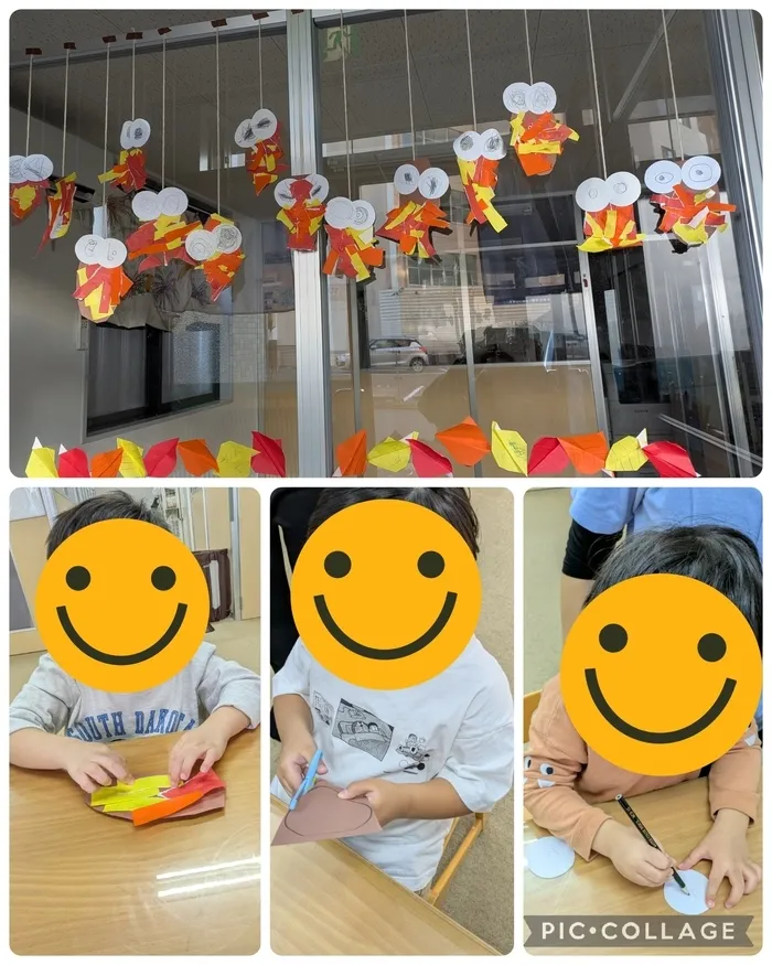 児童発達支援事業所がーねっと竹屋教室/11月の製作