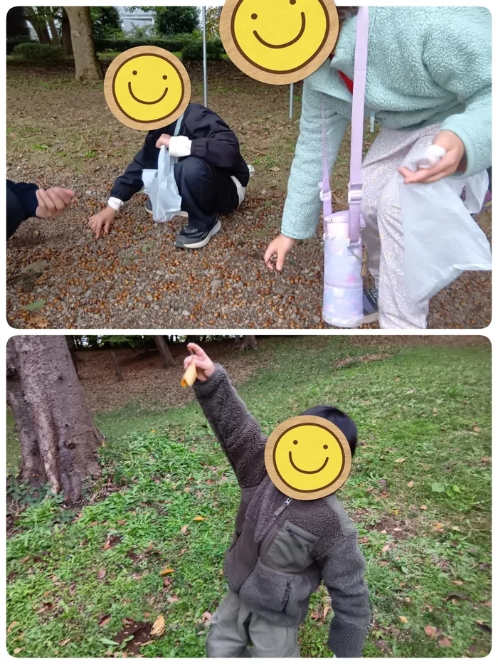 児童発達支援・放課後等デイサービス　ポニーナ勝田台/11/6(木) 落ち葉狩りをしました🍁