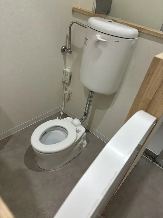 幼児用のトイレを設置しています!