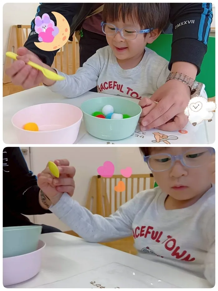 ~学習支援&SST特化~【でいじー】個別・集団療育◎若干の空きあり・ご見学受付中!/食具を持ち方をお勉強したよ🥄