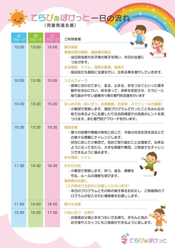 てらぴぁぽけっと練馬桜台教室/プログラム内容