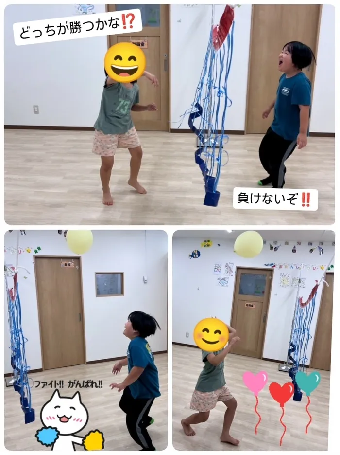 こぱんはうすさくら上尾教室/集団レク✨風船バレーをしました🎈
