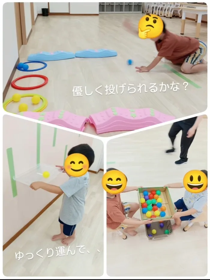 こぱんはうすさくら上尾教室/☆ボールで遊ぼう☆