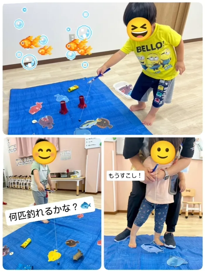 こぱんはうすさくら上尾教室/🐟️お魚釣りゲーム🐟️