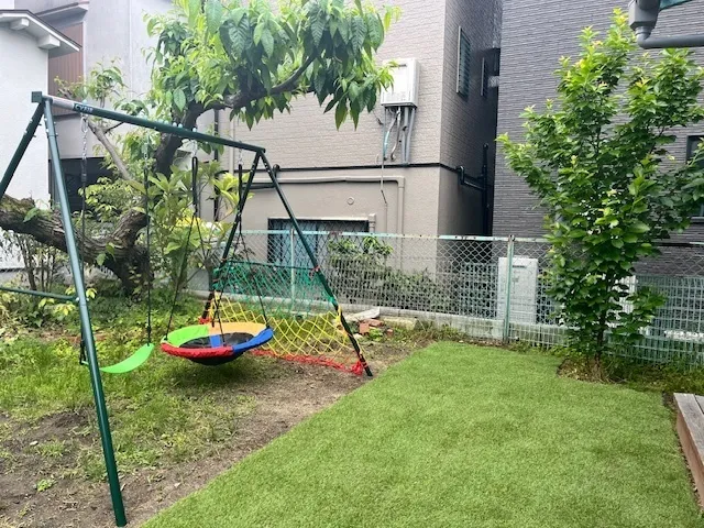 アステリ野崎教室/お庭に遊具を設置しました
