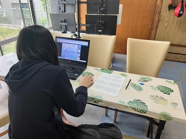 アステリ野崎教室/日常の支援風景