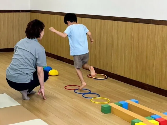 一人ひとりに合わせたプログラムを行います。
